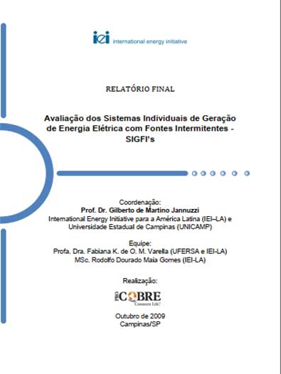 Avaliação dos Sistemas Individuais de Geração de Energia Elétrica em Fontes Intermitentes (2009) (1.68mb)